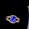 14k Gold 2.46 Ctw Natural Sapphire & Diamond Ring