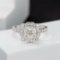 14k Gold 0.85 Ctw Natural H Diamond Ring