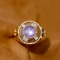 14k Gold 2.51 Ctw Natural Star Sapphire & Diamond Ring