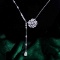 14k Gold 0.85 Ct Natural H Diamond Necklace