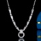 14k Gold 0.49 Ct Natural H Diamond Necklace