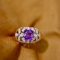 14k Gold 1.59 Ctw Natural Sapphire & Diamond Ring