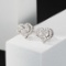 14k Gold 0.60 Ctw Natural H Diamond Earrings