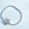 14k Gold 0.60 Ctw Natural H Diamond Bracelet