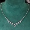 14k Gold 0.75 Ct Natural H Diamond Necklace