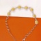 14k Gold 1.42 Ct Natural Yellow Diamond & Diamond Bracelet