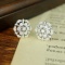 14k Gold 0.32 Ct Natural H Diamond Earrings