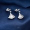 14k Gold 0.60 Ctw Natural H Diamond Earrings