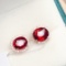 14k Gold 3.8 Ct Natural Tourmaline & Diamond Earrings