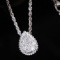 14k Gold 0.32 Ct Natural H Diamond Necklace