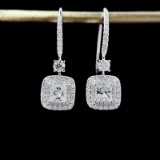 14k Gold 0.6 Ct Natural G Diamond Earrings