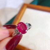 14k Gold 2.14 Ct Natural Ruby & Diamond Ring