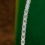 14k Gold 2 Ct Natural H Diamond Bracelet