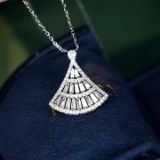 14k Gold 0.5 Ct Natural H Diamond Necklace