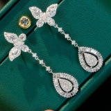 14k Gold 1 Ct Natural H Diamond Earrings