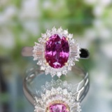 14k Gold 1.95 Ct Natural Sapphire & Diamond Ring