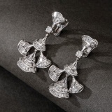14k Gold 2.90 Ctw Natural H Diamond Earrings