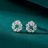 14k Gold 0.50 Ctw Natural H Diamond Earrings