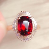 14k Gold 4.28 Ct Natural Tourmaline & Diamond Ring/pendant