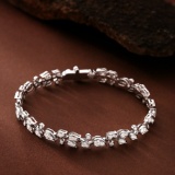 14k Gold 2.26 Ct Natural H Diamond Bracelet