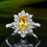14k Gold 2.63 Ctw Natural Sapphire & Diamond Ring/pendant