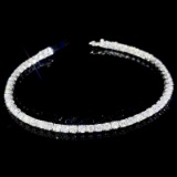 14k Gold 4.1 Ct Natural H Diamond Bracelet