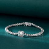 14k Gold 1.01 Ct Natural H Diamond Bracelet