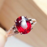 14k Gold 2.3 Ct Natural Tourmaline & Diamond Ring
