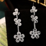14k Gold 1.2 Ct Natural H Diamond Earrings
