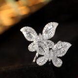 14k Gold 0.76 Ct Natural H Diamond Ring