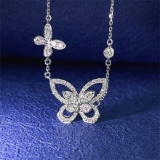 14k Gold 0.48 Ct Natural H Diamond Necklace