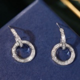 14k Gold 0.52 Ct Natural H Diamond Earrings