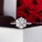 14k Gold 2.00 Ct Natural H Diamond Ring