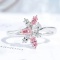 14k Gold 0.53 Ctw Natural Pink Diamond & Diamond Ring