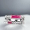 14k Gold 1.48 Ctw Natural Pink Diamond & Diamond Ring