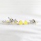 14k Gold 1.79 Ctw Natural Yellow Diamond & Diamond Earrings