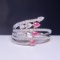 14k Gold 0.63 Ctw Natural Pink Diamond & Diamond Ring
