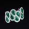 14k Gold 2.36 Ctw Vivid Green Natural Emerald & Diamond Ring
