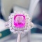 14k Gold 3.31 Ctw Natural Sapphire & Diamond Ring