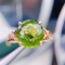 14k Gold 5.27 Ct Natural Emerald & Diamond Ring