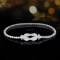 14k Gold 0.68 Ct Natural H Diamond Bracelet
