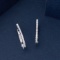 14k Gold 0.76 Ct Natural H Diamond Earrings