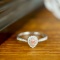 14k Gold 0.06 Ct Natural Pink Diamond & Diamond Ring