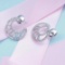 14k Gold 0.90 Ctw Natural H Diamond Earrings