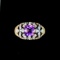 14k Gold 1.59 Ctw Natural Sapphire & Diamond Ring