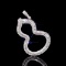 14k Gold 1.3 Ct Natural H Diamond Pendant