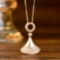 14k Gold 0.25 Ct Natural H Diamond Necklace