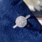 14k Gold 0.48 Ctw Natural H Diamond Ring