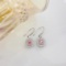 14k Gold 0.94 Ctw Natural Pink Diamond & Diamond Earrings