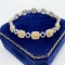 14k Gold 4.46 Ctw Natural Yellow Diamond & Diamond Bracelet